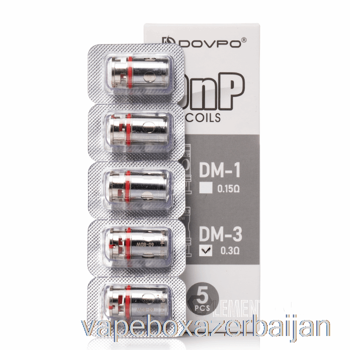 Vape Baku DOVPO DnP Replacement Coils 0.3ohm DnP DM-3 Coils